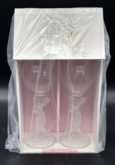 Rare Vintage Aderia «Hana no Sei» Nude Stem Wine Glasses – Set of 2