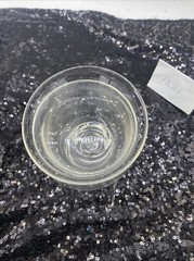 VTG Shrimp Cocktail 2pc Glass With Liner/inserts 4 1/2” High 4” Across
