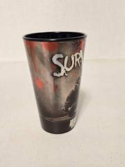 AMC’s The Walking Dead Rick Grimes SURVIVE Collectable Black Glass Pint 2015