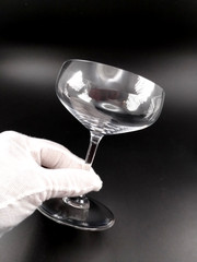 (2) BACCARAT CRYSTAL~MONTAIGNE~Coupe/Saucer Champagne Dessert glass~5.25″~XLNT
