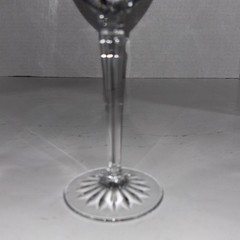Lenox Clarity Platinum Silver Rim 8” Tall 4oz Wine Glasses