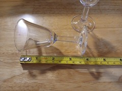 Vintage Miniature Drinking Goblets Sherry Shot Liquor Glasses Stemware 2 Piece
