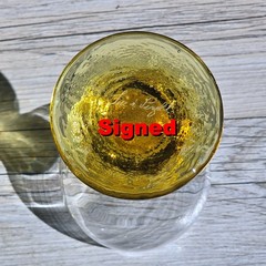 🍋 Why Buy Used Crap? 🍋Truly Brand New🍋 SIGNED Citrus Goblet 🍋 Fire and Light