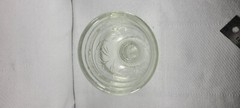 Indiana Glass Pebble Leaf Cabbage Leaf Water Goblet