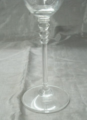 Mikasa SONATA PLATINUM Set of 4~8″ Wine Goblets Glasses Optic Stemware Beautiful