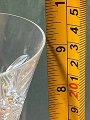 2 Waterford Millennium HAPPINESS toasting flute glass