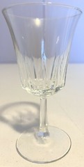 Clear Cut Crystal Glass Pedestal Footed Stemware Wine Drinking Glass Replacement