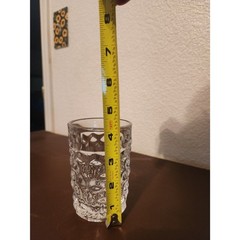 Set of 2 Vintage Fostoria American Clear Small Tumblers Flat Bottom Glasses – 2