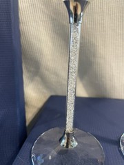 Swarovski Crystalline Toasting Flutes Set – Champagne Crystal Glasses W BOX