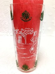 2 VTG Deus Major Columna Glasses NATIVE AMERICANS Colonial Ships ORCHESTRA Dance