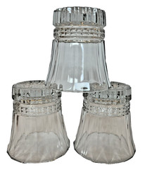 Set of 3 Cristal D’Arques Durand Victoria Heavy Crystal Old Fashion