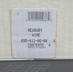 Beautiful Waterford Newberry 8oz. 7 5/8″ Wine Glasses New in Box Set of Four