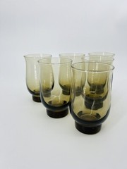 6pcs Libbey 14 Ounces Tawney Tulip Glass 5 1/4” Glasses Tumblers
