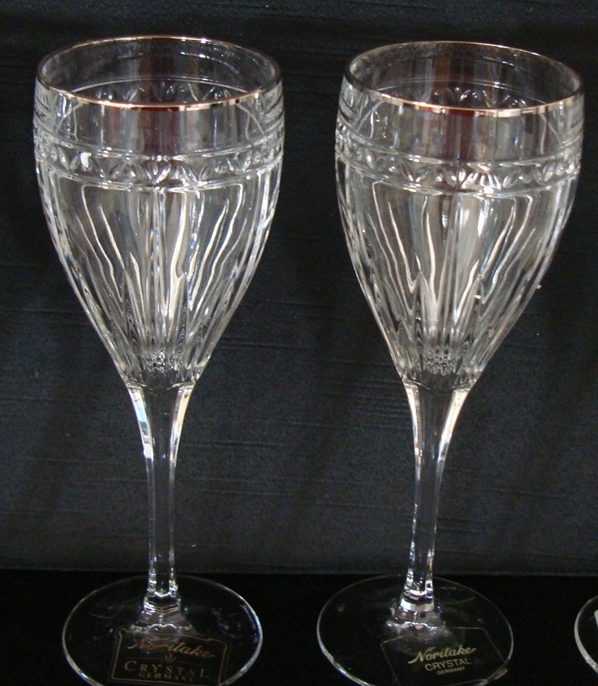 NORTAKE CRYSTAL «CHRISTIANA» PLATINUM 2 WINE