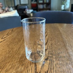Libbey Glass Tumblers Wavy Textured Pattern Glasses 5.5” Set Of 5