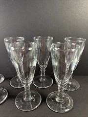 Libby Knob Hill Cordial Glasses Set of 8 Perfect Condition 4” tall