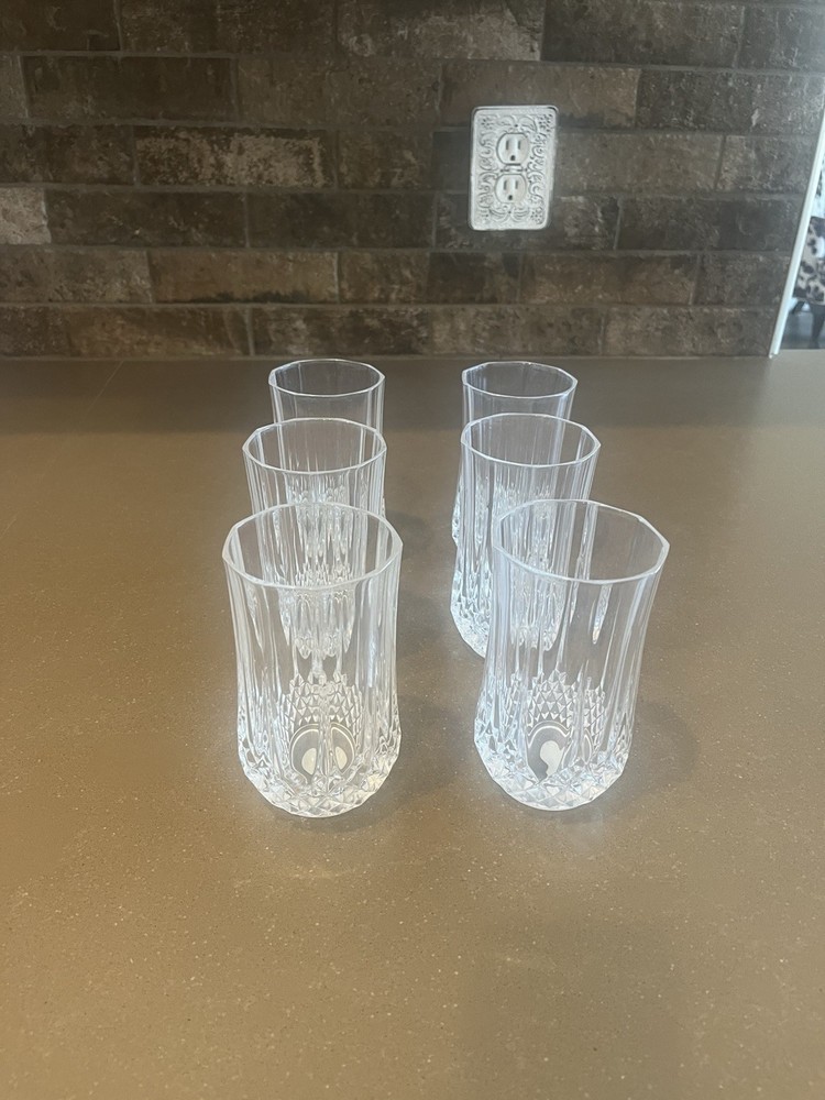 Cristal d’Argues France – Longchamp Crystal 10 oz. Tumblers, Set of 6