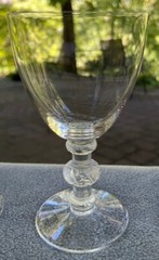 Lalique Crystal Saint Hubert Water Goblet 6 1/8 Inches France Mint!