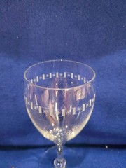 Seneca Geo & Star Crystal Goblets, Cordials, Martini/Champagne or Wine Glasses