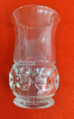 Tiffin Franciscan King’s Crown Drinking Glass Clear Iced Tea / Lemonade 5-1/4″ T