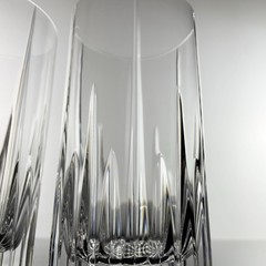 Pair of Mikasa Crystal Arctic Lights Highball Glasses 5 1/4″
