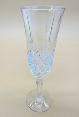 (1) CRISTAL D’ARQUES Champagne Flute – MASQUERADE – 7 3/4″ tall – elegant stem