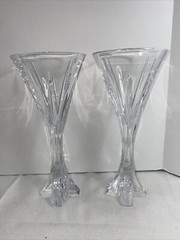 Pair Of LENOX Crystal OASIS pattern WINE Goblet or Glass – 8-5/8”
