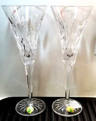 WATERFORD Lismore Classic Toasting Flute Pair Brand Boxed with tags #107608