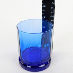 Anchor Hocking Essex Lowball Glass, Cobalt Blue Rocks Tumbler Old Fashioned
