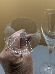 Lenox Crystal 8 1/4” Gold Rim Wine Glasses