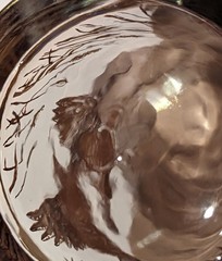 Set/3 LIBBEY Canadian Geese Highball Glass Tumbler The Flight Gold Gilt 12.5 oz