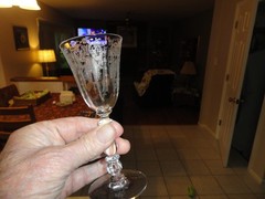 Set of 7 Cambridge Candlelight 5 5/8″ # 3776 – 3 1/2 oz. Wine Goblets