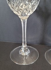 Set of 4 Capri Concerto Crystal 7 1/4″ Wine Glasses