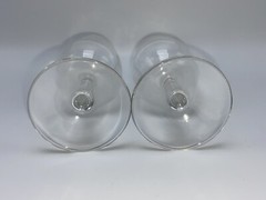 Remy Martin Fine Champagne Cognac Pair Of Branded Stemmed 4oz Glasses Nice Cond