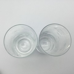 2 Crate & Barrel REEF Fish Hand Cut Clear Glass Highball Tumblers 6 ⅜» Poland