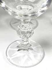 Claudia by Import Assoc Vintage 1980’s Champagne Flutes set of 6-6 3/4″ Tall 4oz