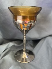 6 Piece Set Farber Bros. Krome Kraft Cordial Glasses