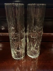 Libbey La Femme Vintage Nude Woman in Dance Art Drinking Cocktail Collins Glass
