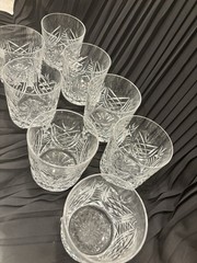 Waterford Clare Discontinued Crystal Tumblers Set of 4, Excellent Condition Rare