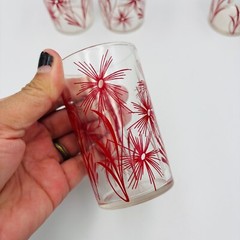 Vintage Swanky Swig Kraft Cornflower Red by Hazel Atlas for Kraft Foods 1947