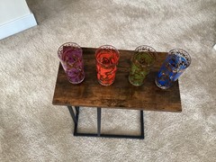 (4) New Arcadia Studio Highball Glasses Tumblers 15 Oz ‘Tis The Season Tumbler
