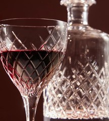 Soho Home Barwell Cut Crystal Wine Glasses – Set of 4 – Hand-Etched Luxury Stemw