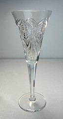 (2) Waterford Crystal Millennium «Happiness» Champagne Toasting Flutes EXC COND