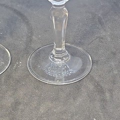 2 Cristal D’arques Durand Washington Cordial Sherry Glasses. Mint Cond. 4⅛» Tall
