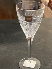 Waterford Monique Lhuillier Fleur Crystal Wine Glass New