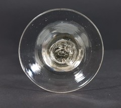 3 Glasses/Foot Cups, Hand Engraved, England, About 1860 – 1880 AL265