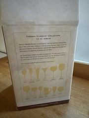 NIB Set Of 4 Lenox Tuscany Classics Collection Wine Goblet Glasses