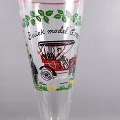 MCM LIBBEY 1950’s Horseless Carriage Buick Model «C» 1905 PILSNER GLASS SET