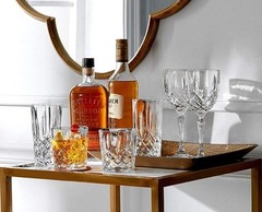 Set Of 3 Marquis Waterford Crystal Markham Wine Glasses Goblets 8.5”