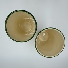 Vintage Franciscan Ivy 5″ Tumbler Cups Set of 2 CA, USA 1950 MCM “I Love Lucy”